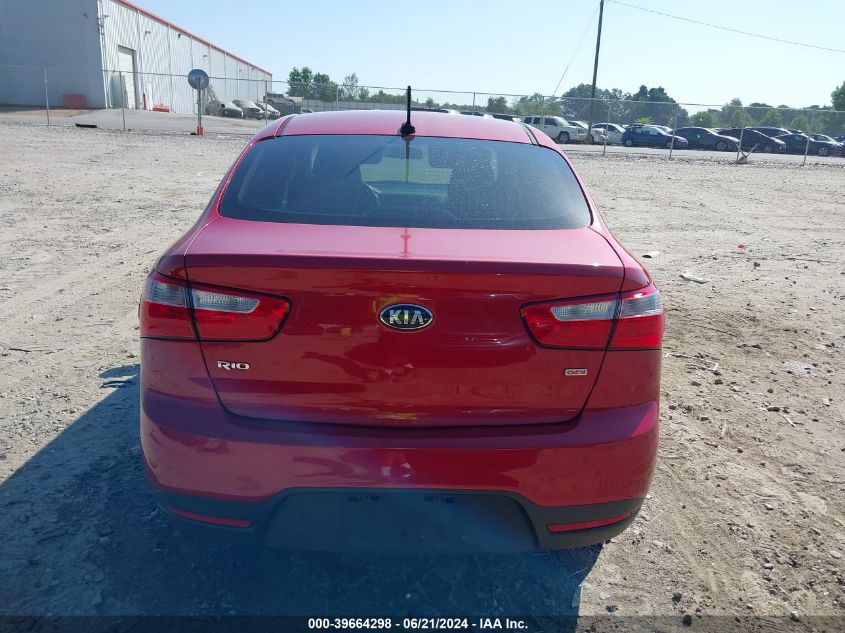 2015 Kia Rio Lx VIN: KNADM4A34F6480553 Lot: 39664298