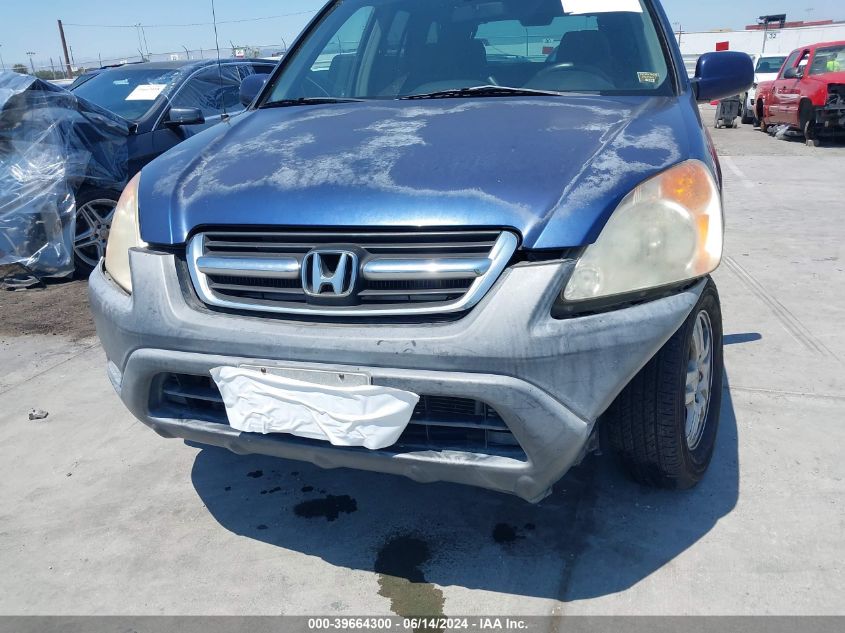 2003 Honda Cr-V Ex VIN: JHLRD78843C005240 Lot: 39664300