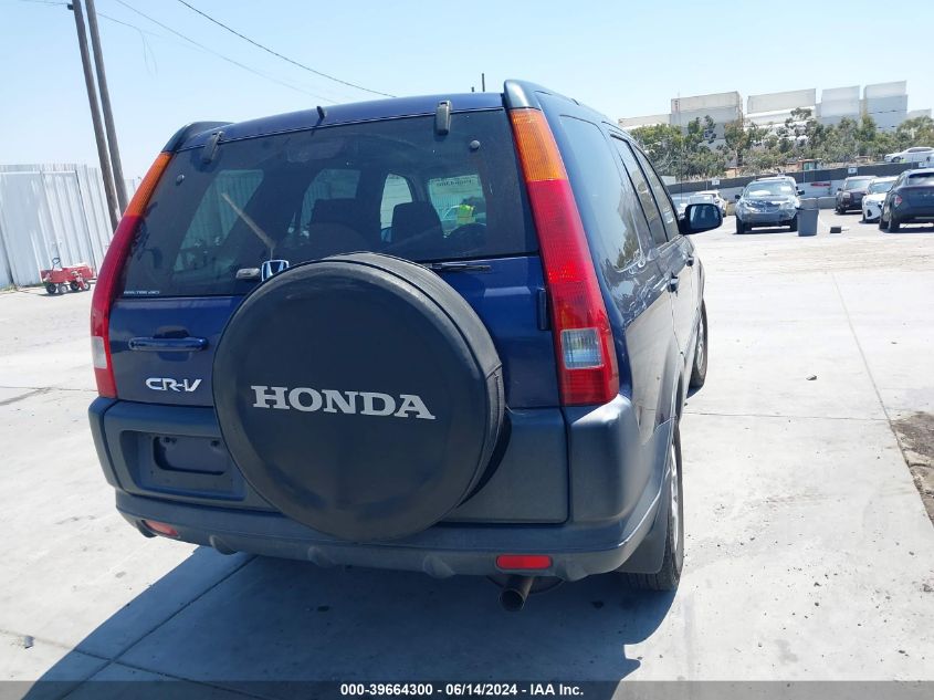 2003 Honda Cr-V Ex VIN: JHLRD78843C005240 Lot: 39664300