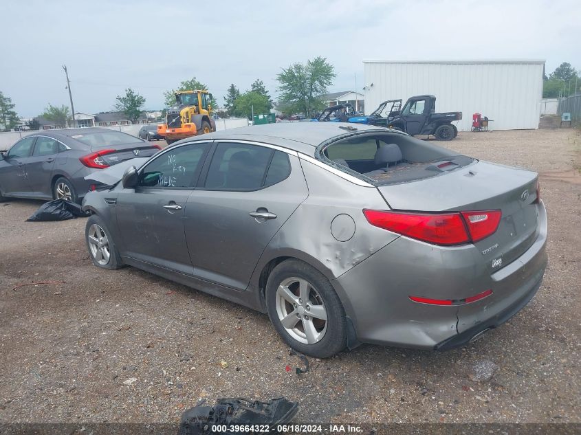 2015 Kia Optima Lx VIN: 5XXGM4A73FG509626 Lot: 39664322