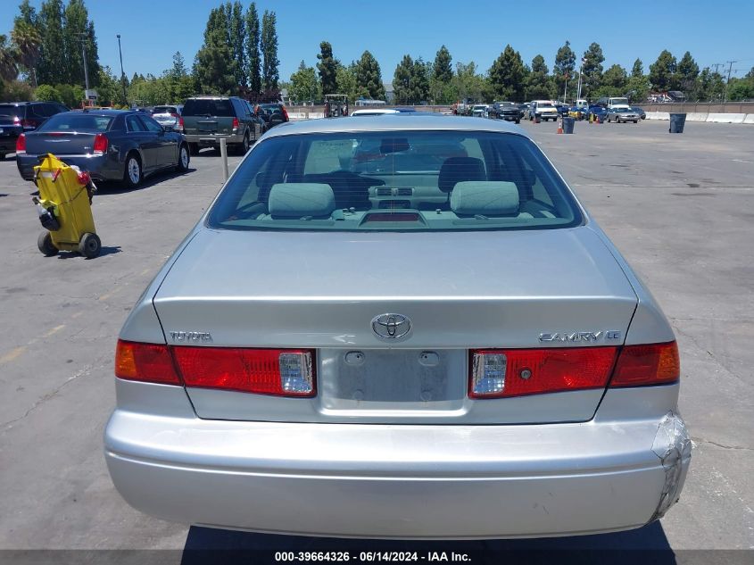 2000 Toyota Camry Le VIN: JT2BG22K7Y0527679 Lot: 39664326