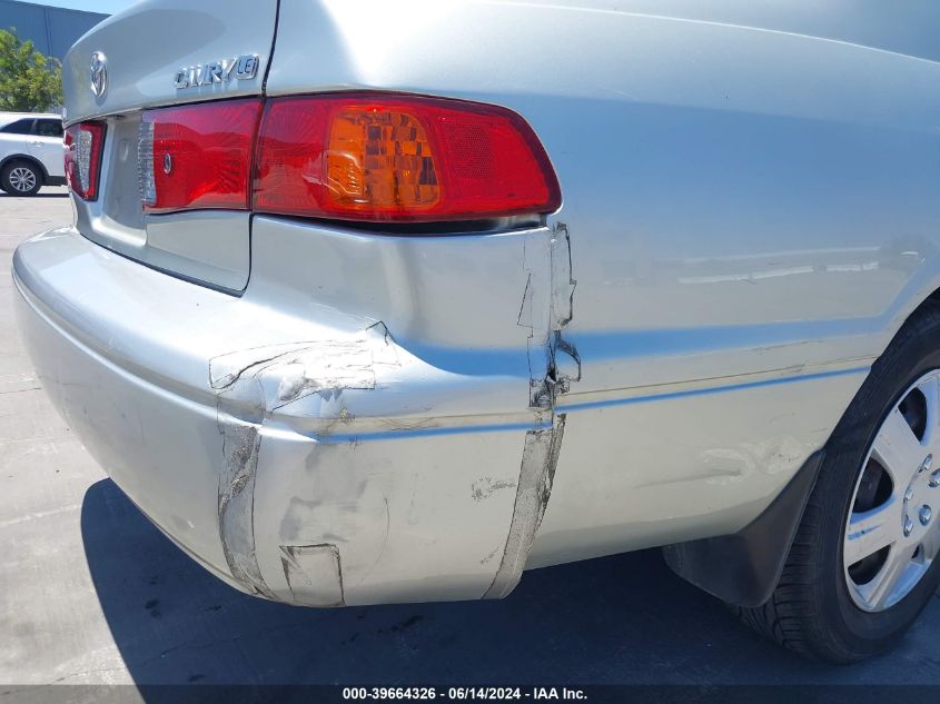 2000 Toyota Camry Le VIN: JT2BG22K7Y0527679 Lot: 39664326