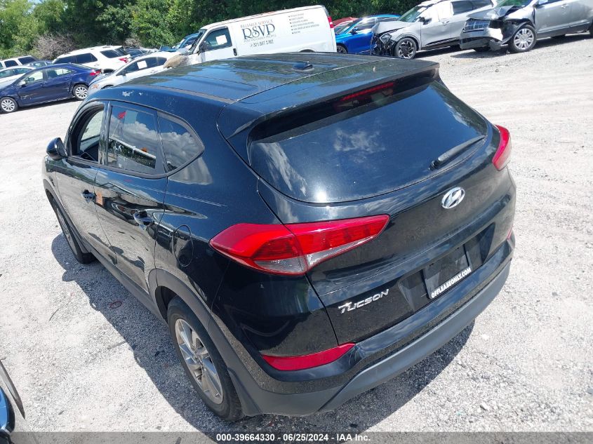 2016 Hyundai Tucson Se VIN: KM8J23A44GU020817 Lot: 39664330