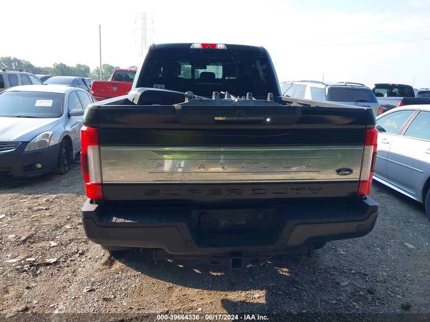 2019 Ford F-250 Platinum VIN: 1FT7W2B65KEE72498 Lot: 39664336