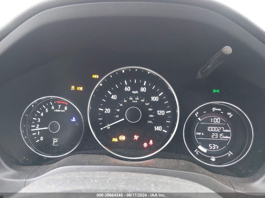 2016 Honda Hr-V Ex-L VIN: 3CZRU6H71GM742540 Lot: 39664345