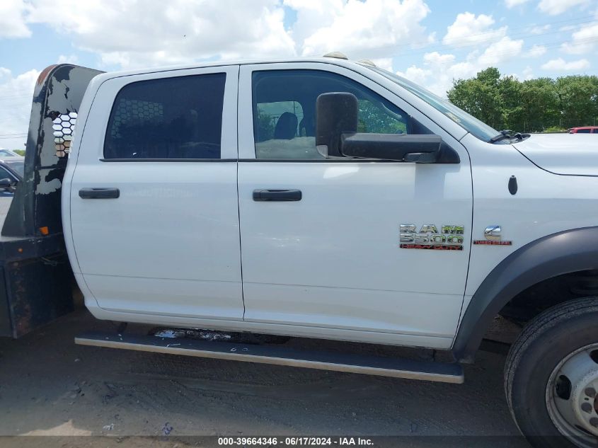 2018 Ram 5500 Chassis Tradesman/Slt/Laramie VIN: 3C7WRNEL4JG137328 Lot: 39664346