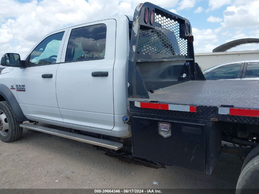 2018 Ram 5500 Chassis Tradesman/Slt/Laramie VIN: 3C7WRNEL4JG137328 Lot: 39664346