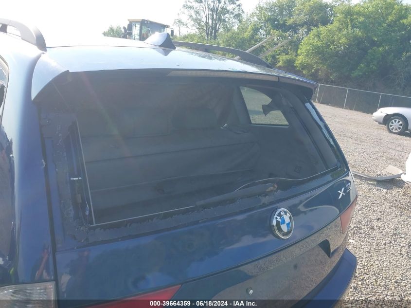2006 BMW X3 3.0I VIN: WBXPA934X6WG83027 Lot: 39664359