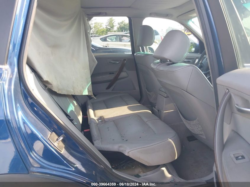 2006 BMW X3 3.0I VIN: WBXPA934X6WG83027 Lot: 39664359