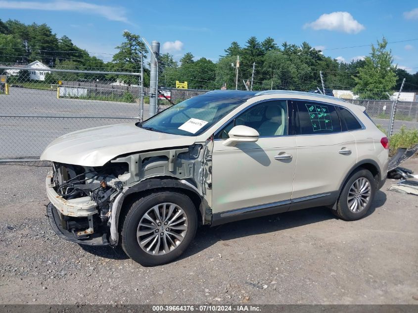 2016 Lincoln Mkx Select VIN: 2LMTJ8KP0GBL27302 Lot: 39664376