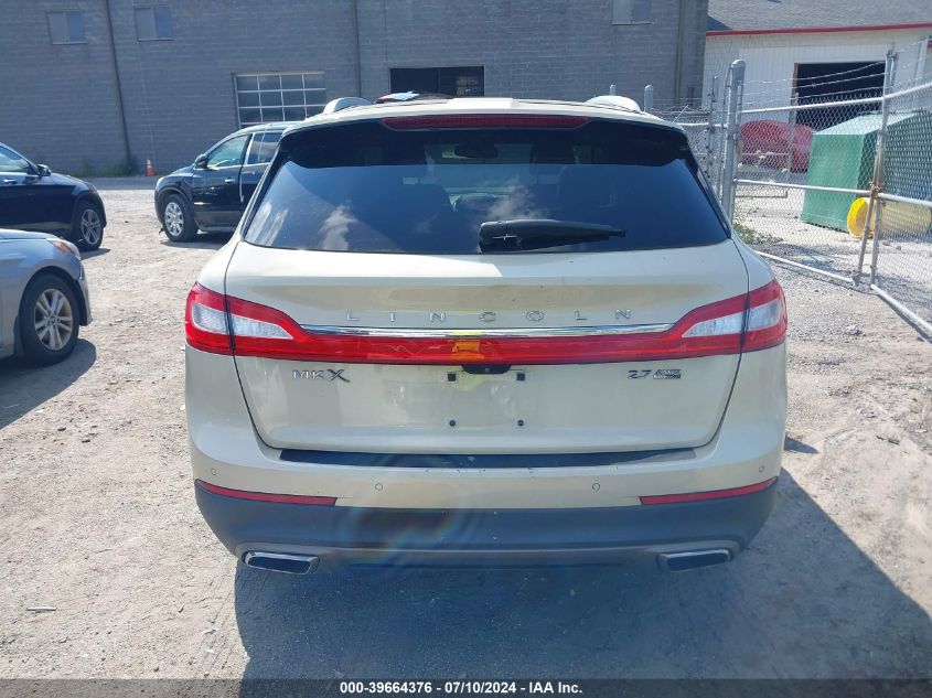 2016 Lincoln Mkx Select VIN: 2LMTJ8KP0GBL27302 Lot: 39664376