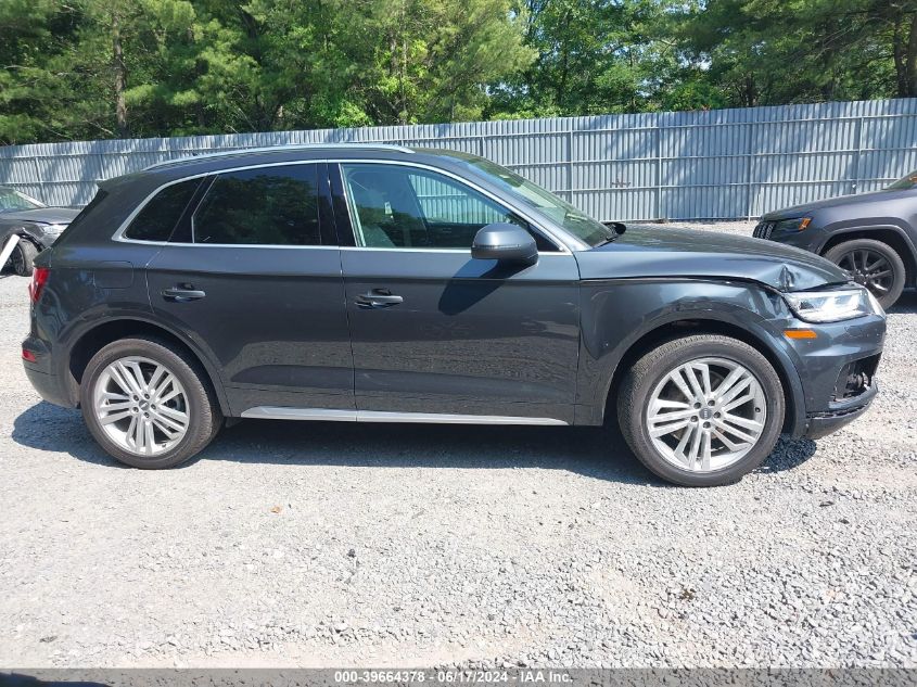 2018 Audi Q5 2.0T Premium/2.0T Tech Premium VIN: WA1BNAFY6J2070406 Lot: 39664378