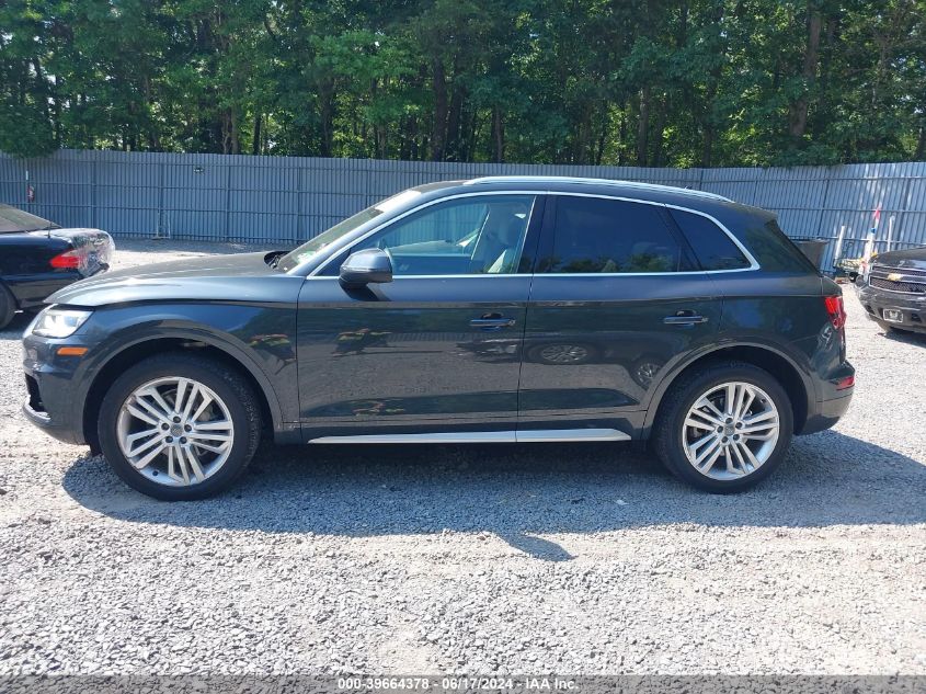 2018 Audi Q5 2.0T Premium/2.0T Tech Premium VIN: WA1BNAFY6J2070406 Lot: 39664378