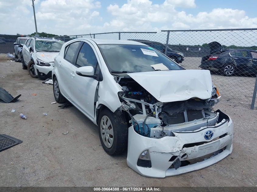 2013 Toyota Prius C One VIN: JTDKDTB36D1528891 Lot: 39664388