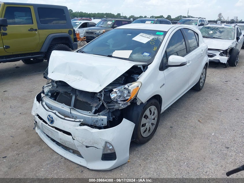 2013 Toyota Prius C One VIN: JTDKDTB36D1528891 Lot: 39664388
