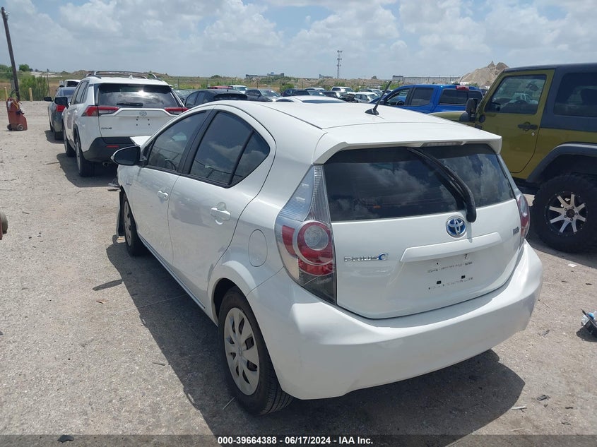 2013 Toyota Prius C One VIN: JTDKDTB36D1528891 Lot: 39664388