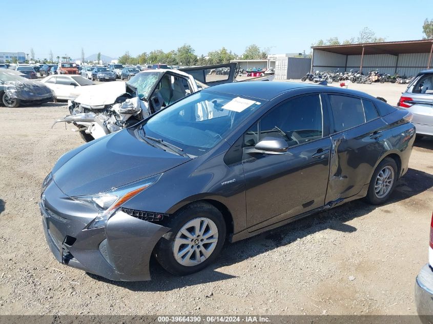 2016 Toyota Prius Two VIN: JTDKBRFU6G3000790 Lot: 39664390