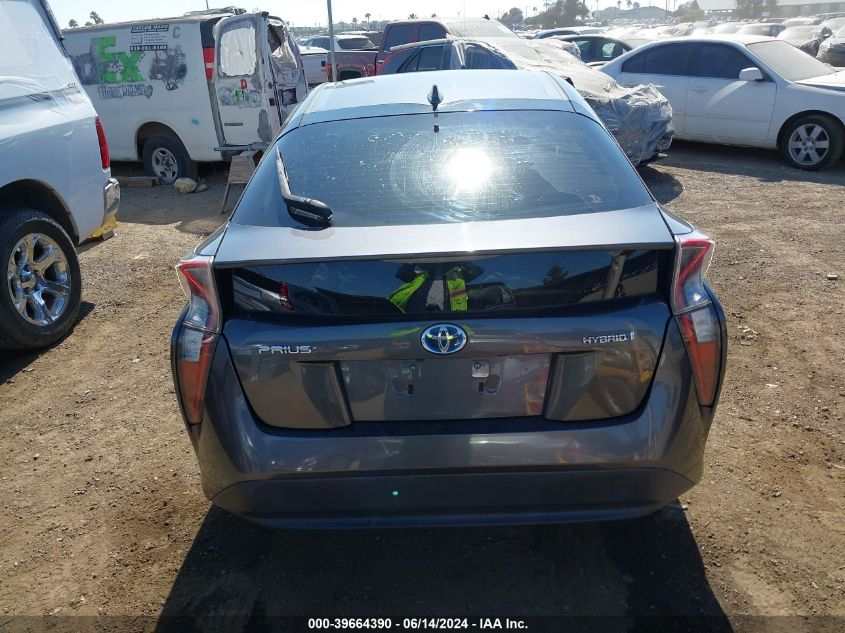 2016 Toyota Prius Two VIN: JTDKBRFU6G3000790 Lot: 39664390