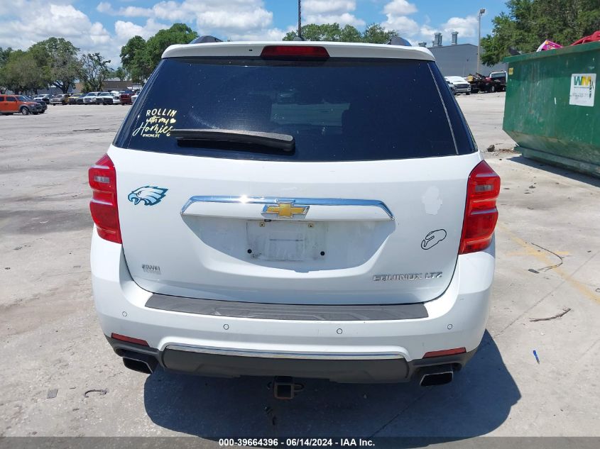 2016 Chevrolet Equinox Ltz VIN: 2GNFLGE34G6183408 Lot: 39664396