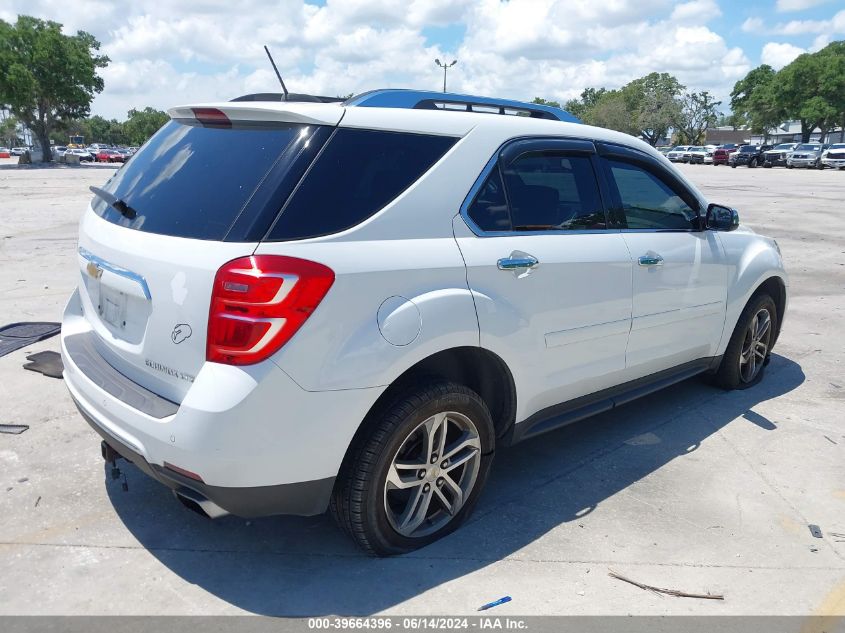 2016 Chevrolet Equinox Ltz VIN: 2GNFLGE34G6183408 Lot: 39664396