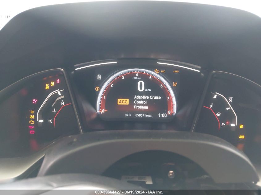 2020 Honda Civic Sport VIN: 2HGFC2F89LH575287 Lot: 39664427