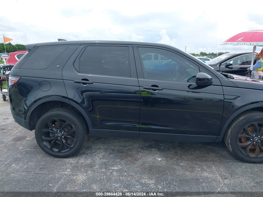 2018 LAND ROVER DISCOVERY SPORT HSE VIN: SALCR2RX5JH747815