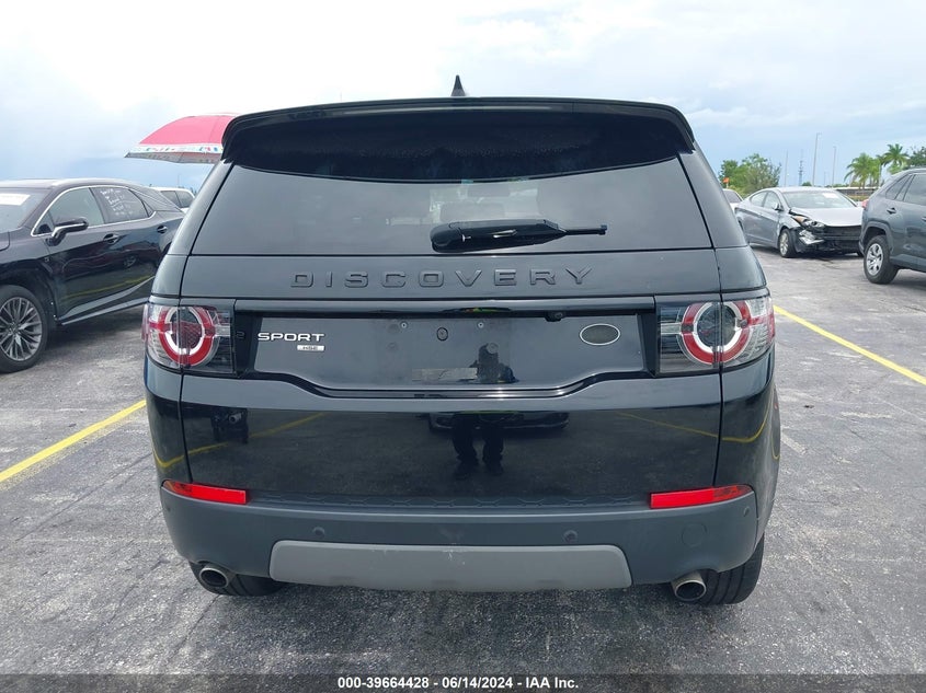 2018 LAND ROVER DISCOVERY SPORT HSE VIN: SALCR2RX5JH747815