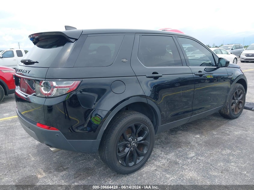 2018 LAND ROVER DISCOVERY SPORT HSE VIN: SALCR2RX5JH747815