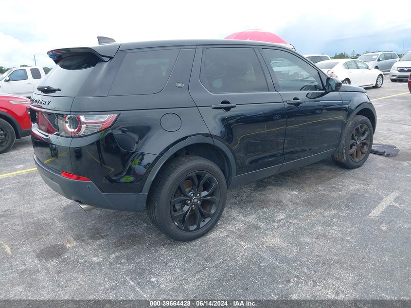 2018 LAND ROVER DISCOVERY SPORT HSE VIN: SALCR2RX5JH747815