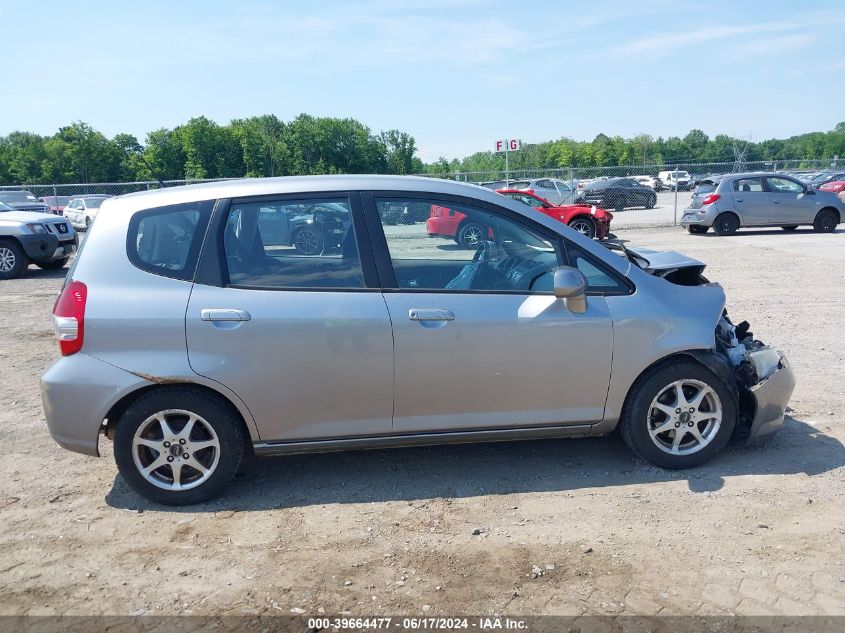 2008 Honda Fit VIN: JHMGD37498S002597 Lot: 39664477