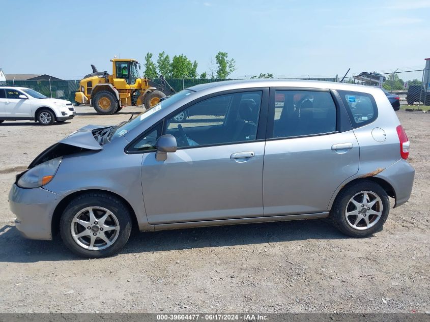 2008 Honda Fit VIN: JHMGD37498S002597 Lot: 39664477
