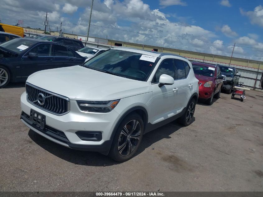 2021 Volvo Xc40 T5 Inscription VIN: YV4162UL3M2493683 Lot: 39664479