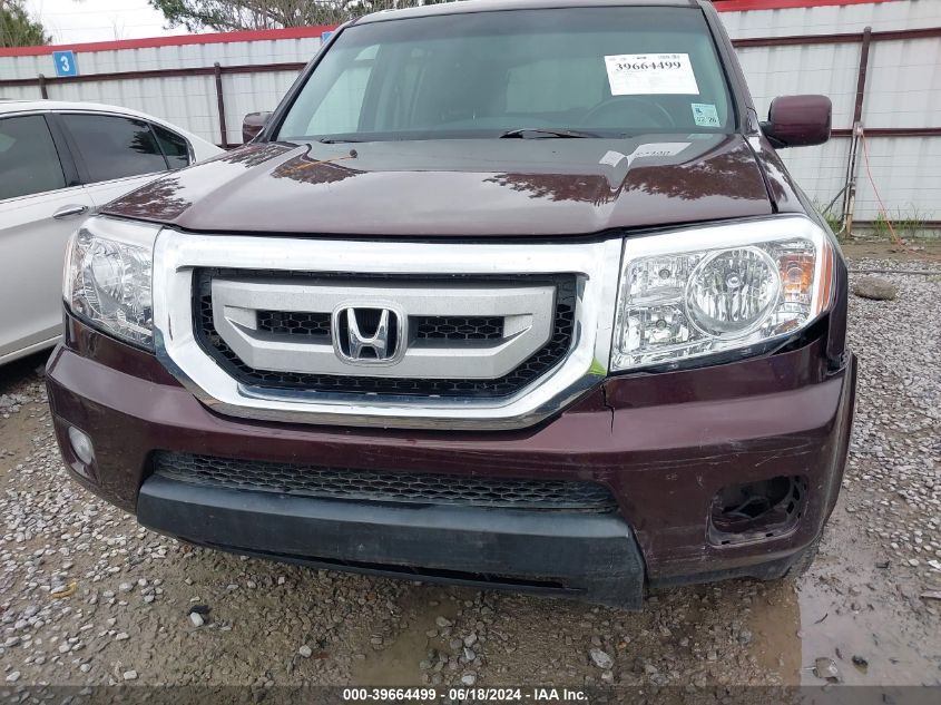 2010 Honda Pilot Ex-L VIN: 5FNYF3H52AB011944 Lot: 39664499