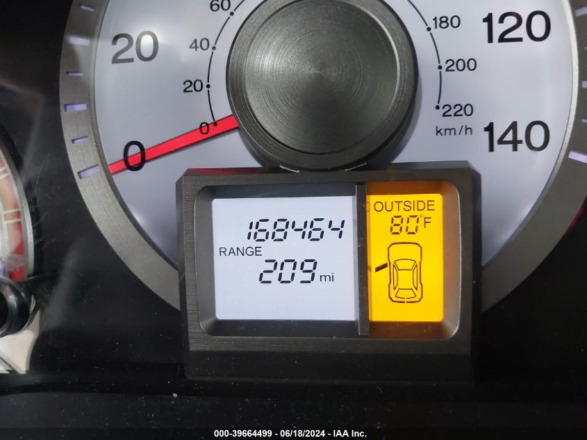 2010 Honda Pilot Ex-L VIN: 5FNYF3H52AB011944 Lot: 39664499