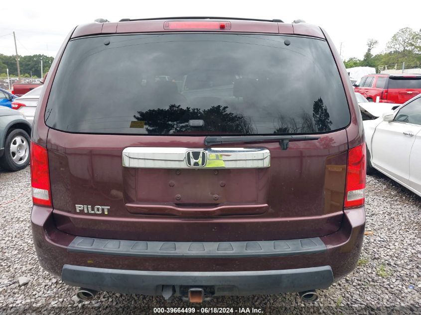 2010 Honda Pilot Ex-L VIN: 5FNYF3H52AB011944 Lot: 39664499