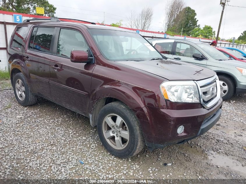 2010 Honda Pilot Ex-L VIN: 5FNYF3H52AB011944 Lot: 39664499