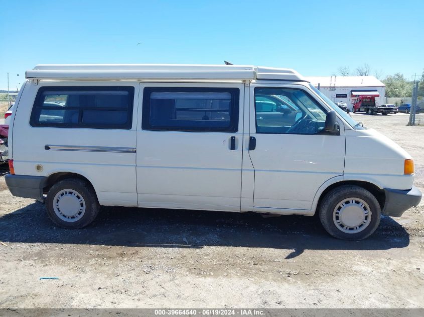 1995 Volkswagen Eurovan Camper/Transporter VIN: WV2EE0706SH002760 Lot: 39664540