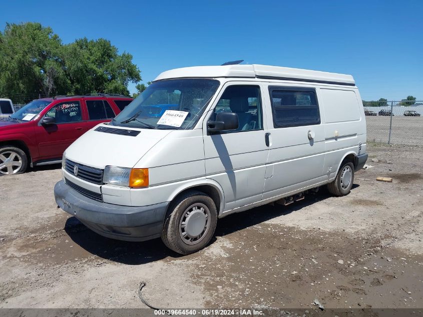 1995 Volkswagen Eurovan Camper/Transporter VIN: WV2EE0706SH002760 Lot: 39664540