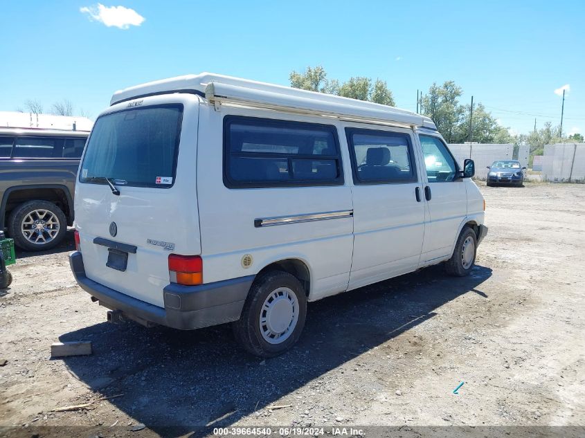 1995 Volkswagen Eurovan Camper/Transporter VIN: WV2EE0706SH002760 Lot: 39664540