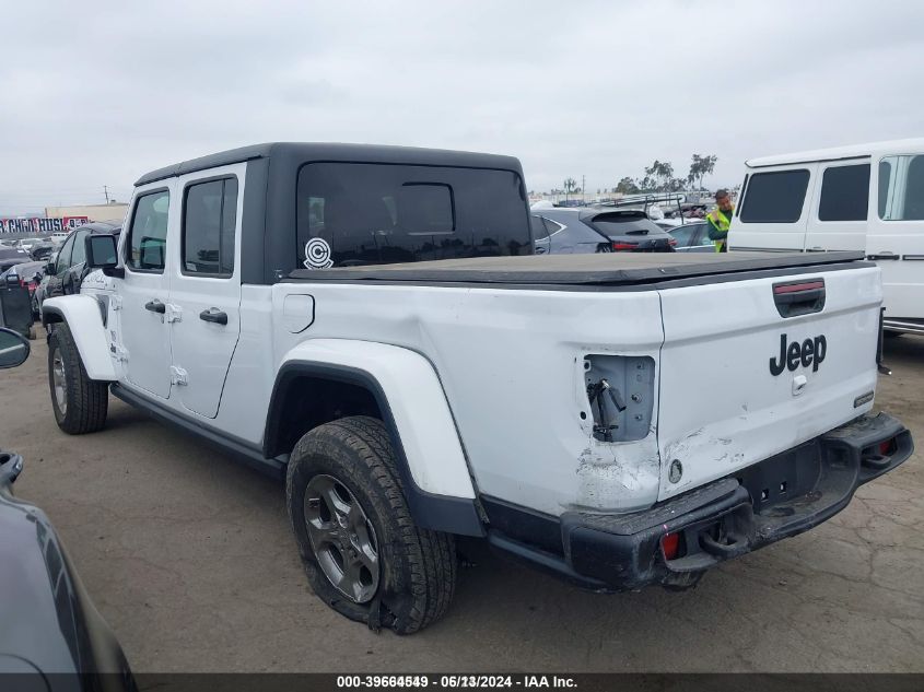 2021 Jeep Gladiator Freedom 4X4 VIN: 1C6HJTAG2ML560661 Lot: 39664549