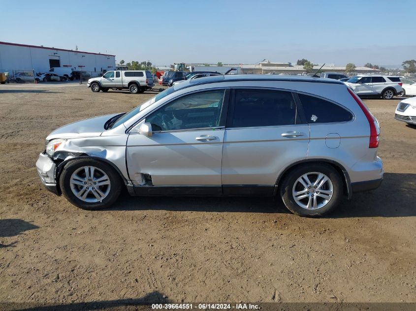 2010 Honda Cr-V Ex-L VIN: 5J6RE3H72AL016769 Lot: 39664551