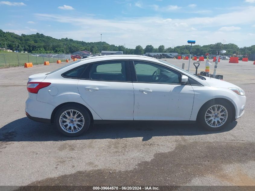 2012 Ford Focus Se VIN: 1FAHP3F21CL348178 Lot: 39664570