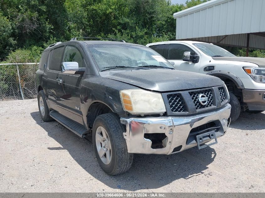 5N1AA08AX7N720364 2007 Nissan Armada Se