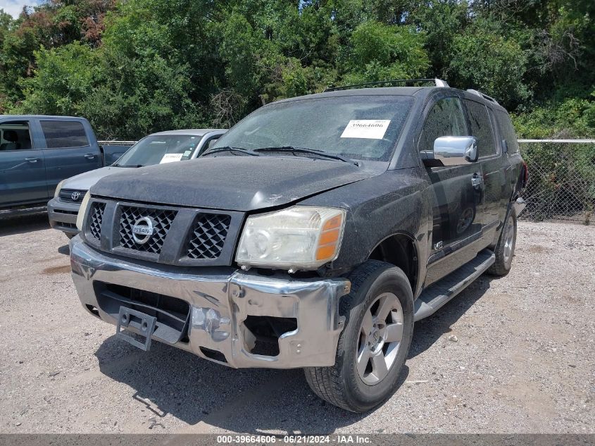 5N1AA08AX7N720364 2007 Nissan Armada Se