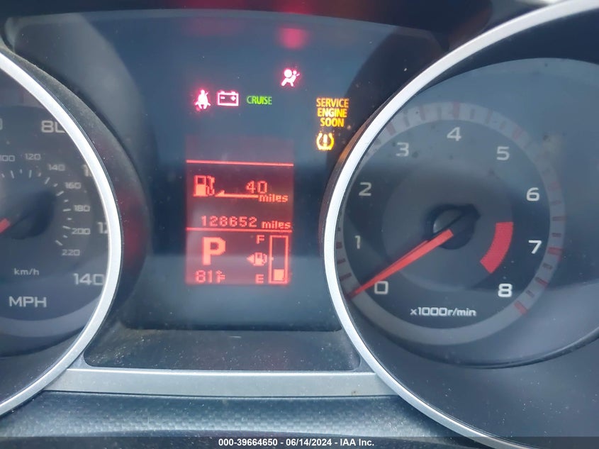 2008 Mitsubishi Outlander Ls VIN: JA4MS31X48Z013277 Lot: 39664650