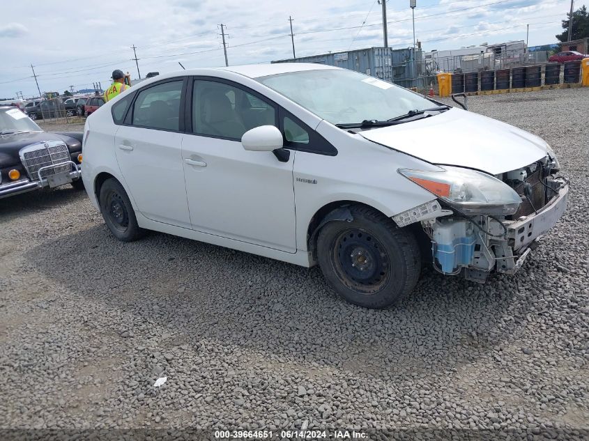 2011 Toyota Prius Three VIN: JTDKN3DU8B0259878 Lot: 39664651