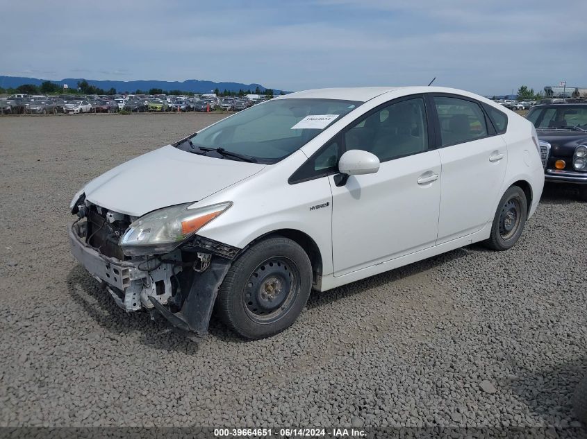 2011 Toyota Prius Three VIN: JTDKN3DU8B0259878 Lot: 39664651