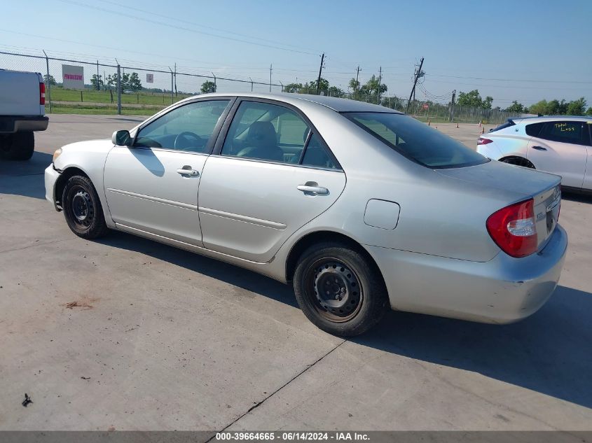 2003 Toyota Camry Le VIN: 4T1BE30K43U783555 Lot: 39664665