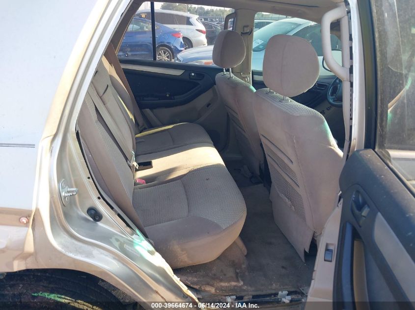 2004 Toyota 4Runner Sr5 V6 VIN: JTEZU14R540041252 Lot: 39664674