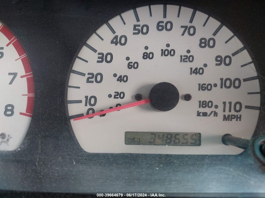 2001 Toyota Tacoma Prerunner VIN: 5TEGM92N51Z837344 Lot: 39664679